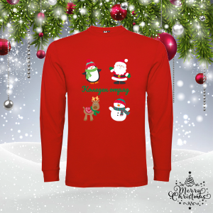 Мъжка коледна блуза- Коледен отряд