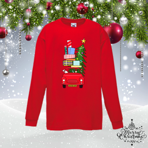 Детска коледна блуза - Коледна кола