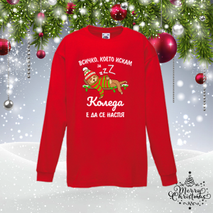 Детска коледна блуза - Всичко, което искам за Коледа