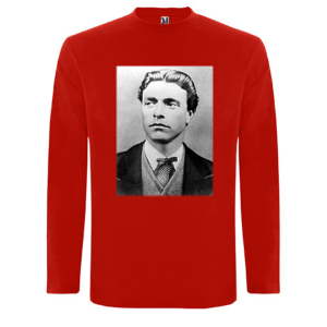 Червена мъжка блуза - Васил Левски