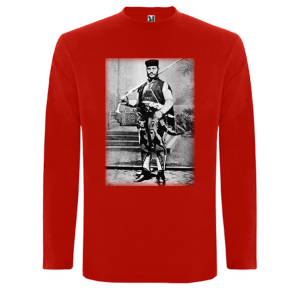 Червена мъжка блуза -  Стефан Караджа