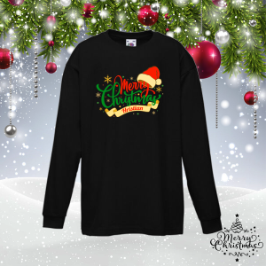 Детска коледна блуза с име - Merry Christmas
