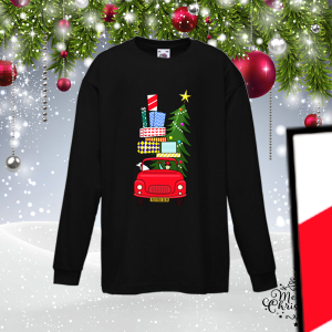 Детска коледна блуза - Коледна кола