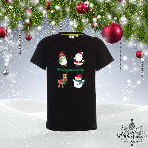 Детска коледна тениска - Коледен отряд