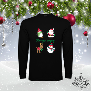 Мъжка коледна блуза- Коледен отряд