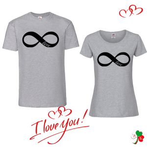 Комплект цветни тениски- Love
