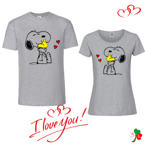 Комплект цветни тениски- Снупи