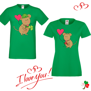 Комплект цветни тениски-  Мишлета