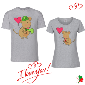 Комплект цветни тениски-  Мишлета