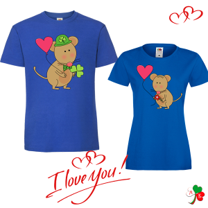 Комплект цветни тениски-  Мишлета