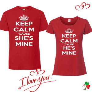 Комплект цветни тениски-  Keep calm