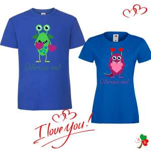 Комплект цветни тениски- Чудовища