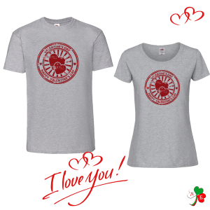 Комплект цветни тениски- Valentine's day