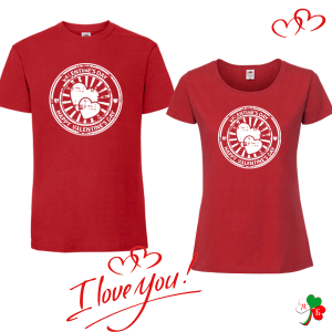 Комплект цветни тениски- Valentine's day