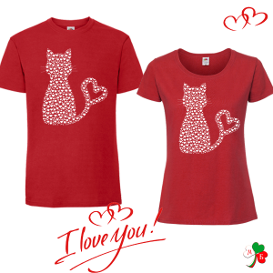 Комплект цветни тениски- Cat