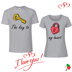 Комплект цветни тениски-  Key