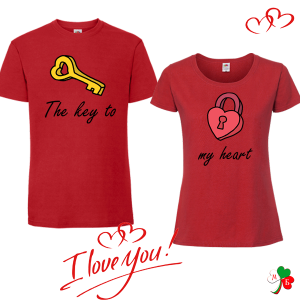 Комплект цветни тениски-  Key