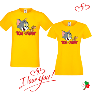 Комплект цветни тениски- Tom and Jerry