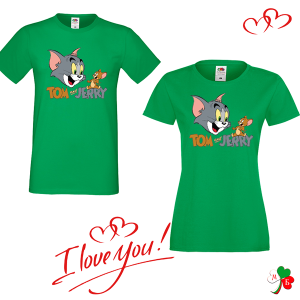 Комплект цветни тениски- Tom and Jerry