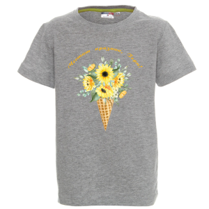 Цветна детска тениска -Честит празник, Гергана