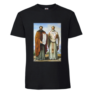 Цветна мъжка тениска - Кирил и Методий