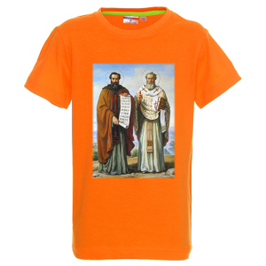 Цветна детска тениска - Кирил и Методий