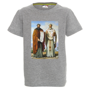 Цветна детска тениска - Кирил и Методий