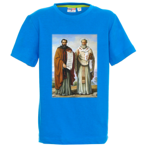 Цветна детска тениска - Кирил и Методий