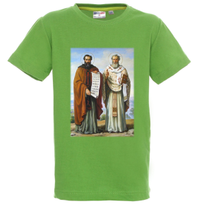 Цветна детска тениска - Кирил и Методий