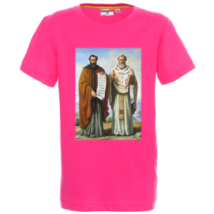 Цветна детска тениска - Кирил и Методий