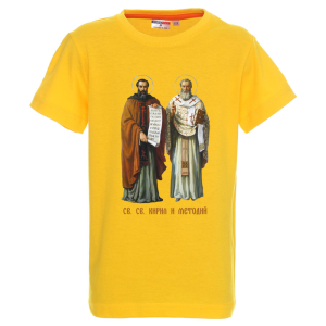 Цветна детска тениска - Кирил и Методий