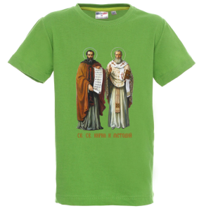 Цветна детска тениска - Кирил и Методий