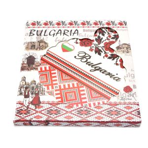 Керамична подложка за горещо с мотиви на шевици