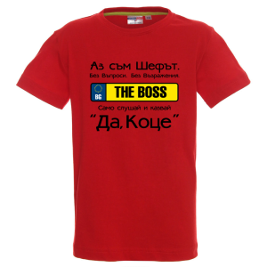 Цветна детска тениска- Да, Коце