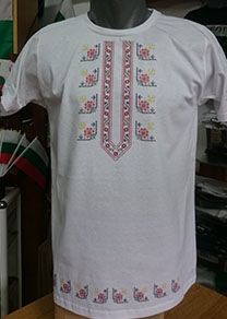 Комплект  тениски с народни мотиви- вариант 3