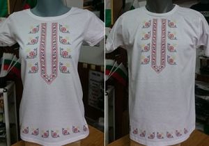 Комплект  тениски с народни мотиви- вариант 3