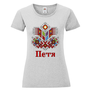 Цветна дамска тениска- Петя и шевица