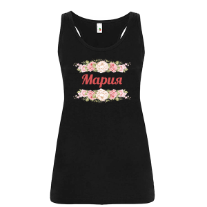 Цветен дамски потник- Мария и рози