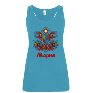 Цветен дамски потник- Мария и шевица