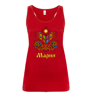 Цветен дамски потник- Мария и шевица