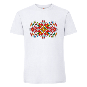 Мъжка бяла тениска- Лазарки