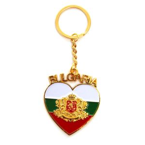 Ключодържател България - сърце