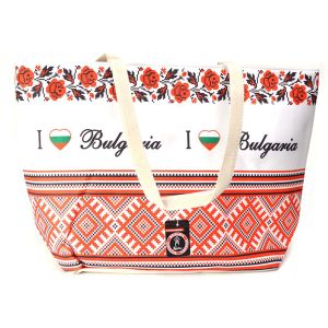 Чанта с мотиви на шевици и рози