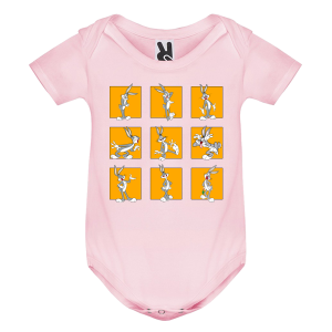 Цветно бебешко боди- Бъгс Бъни