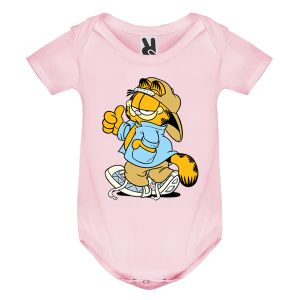 Цветно бебешко боди- Гарфилд