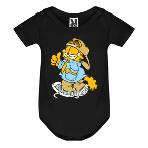 Цветно бебешко боди- Гарфилд