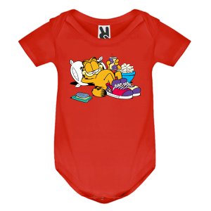 Цветно бебешко боди- Гарфилд