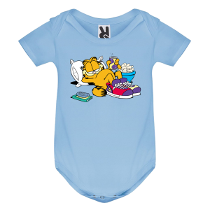 Цветно бебешко боди- Гарфилд