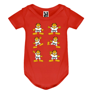 Цветно бебешко боди- Гарфилд