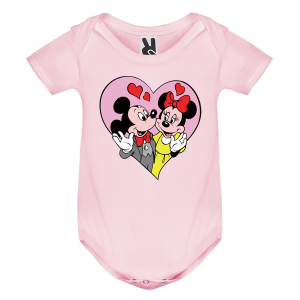 Цветно бебешко боди- Мини и Мики